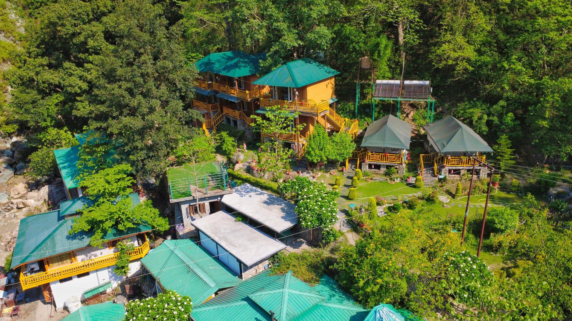Astro Himalayan resort surrounded by nature