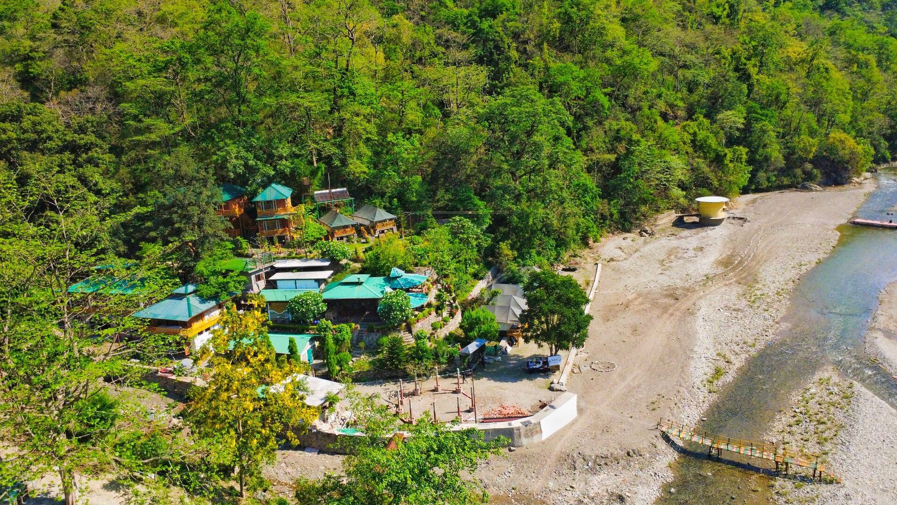 Astro Himalayan retreat — hero riverside